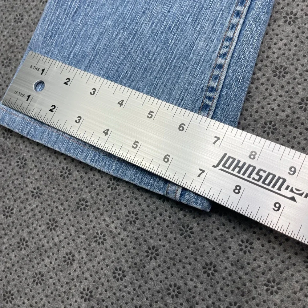 Vintage USA Y2K Armani Exchange Helix Flare Jeans Stone Wash Low Rise 4S W28xL28